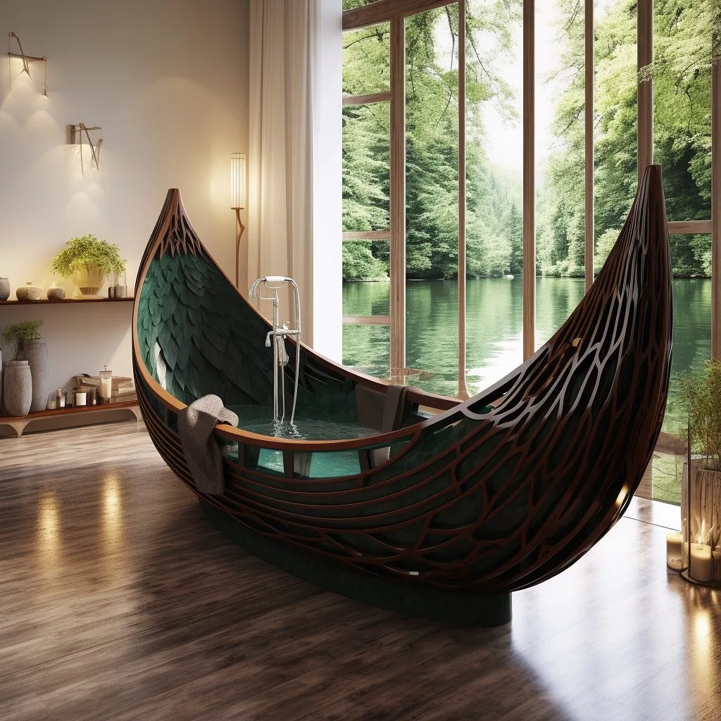 Canoe Inspired Bathtubs: Unique and Stylish Soaking Experience