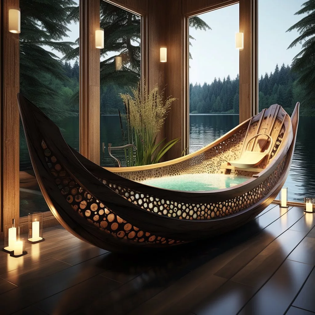 Canoe Inspired Bathtubs: Unique and Stylish Soaking Experience