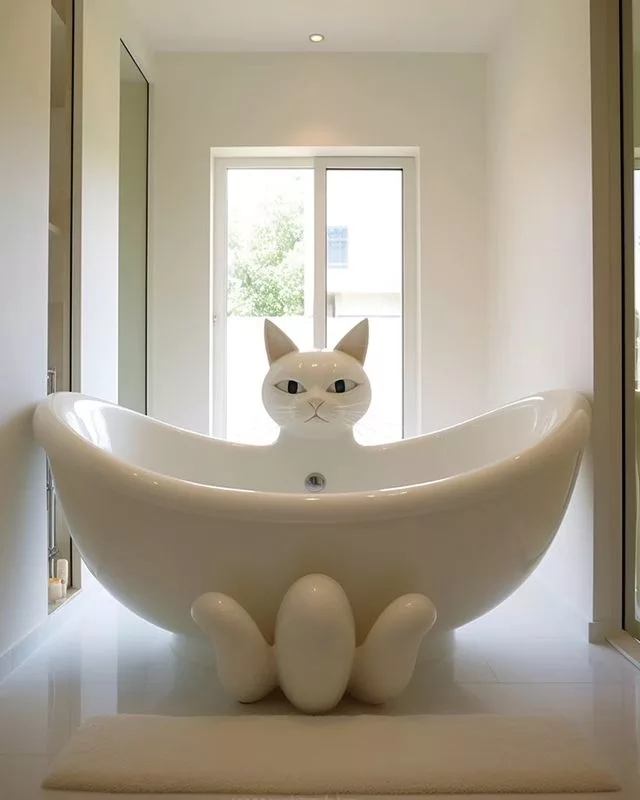 Benefits of a Cat Shaped Bathtub for Your Feline Friend