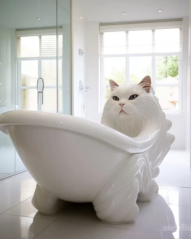 Enhancing Your Bathroom Decor with a Cat Shaped Bathtub