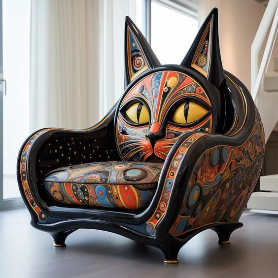 Using Cat-Shaped Chairs to Create a Whimsical and Playful Atmosphere