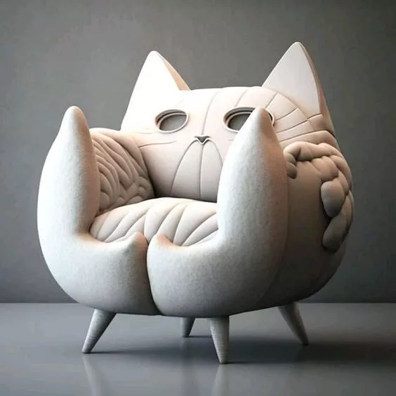 Embracing Cat-Shaped Chairs as Statement Pieces in Home Decor