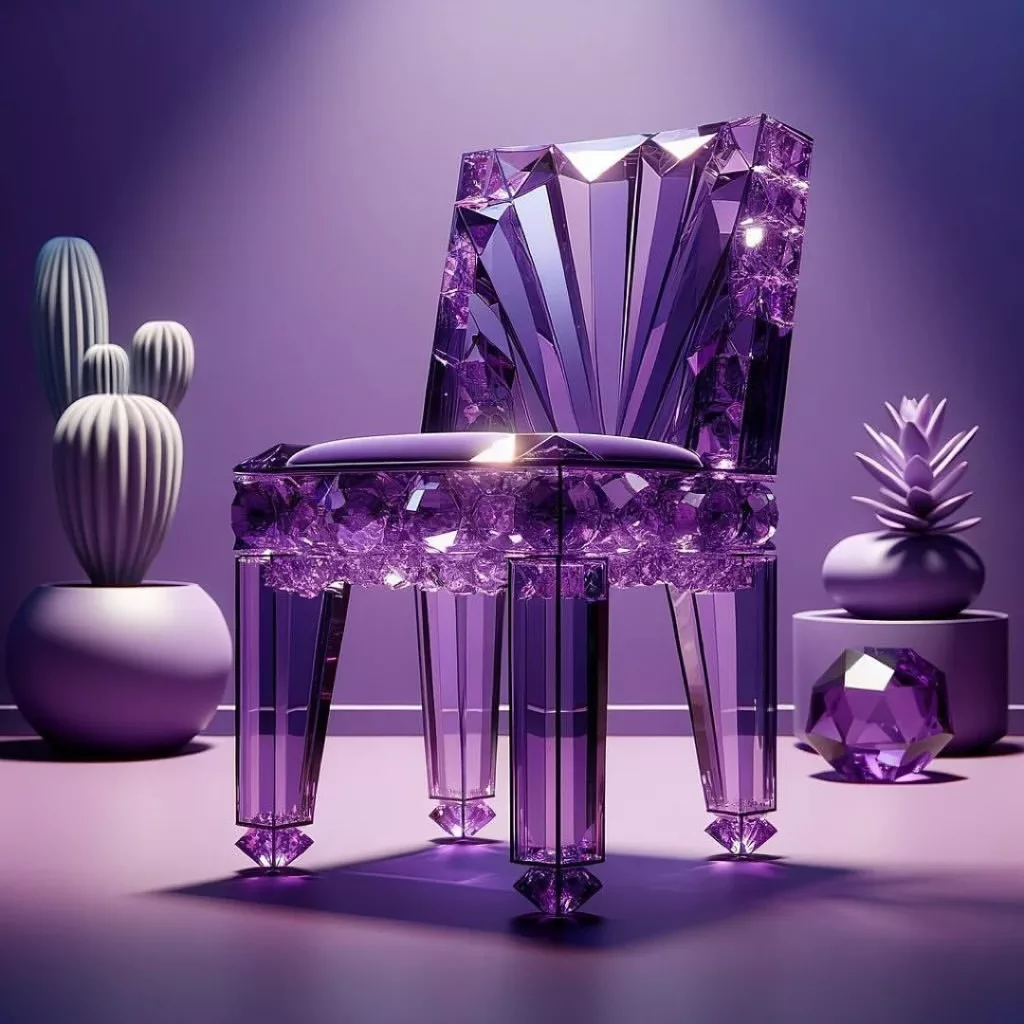 Material and Design Options for Crystal-Inspired Seating