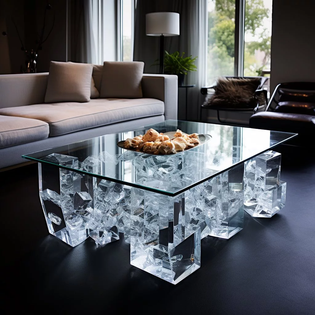 Luxurious and Elegant Aesthetic of Crystal Coffee Tables