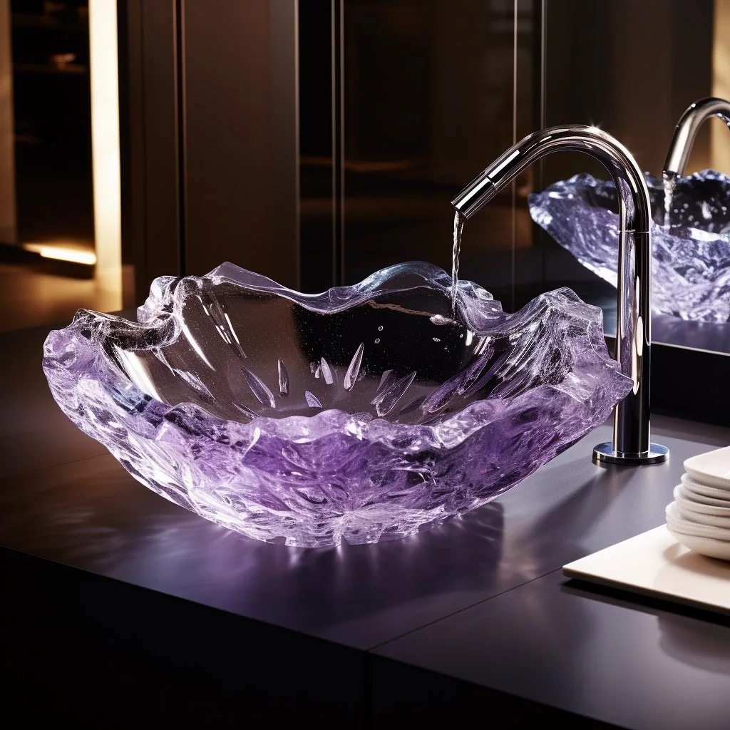 Discover the features and benefits of crystal bathroom sinks