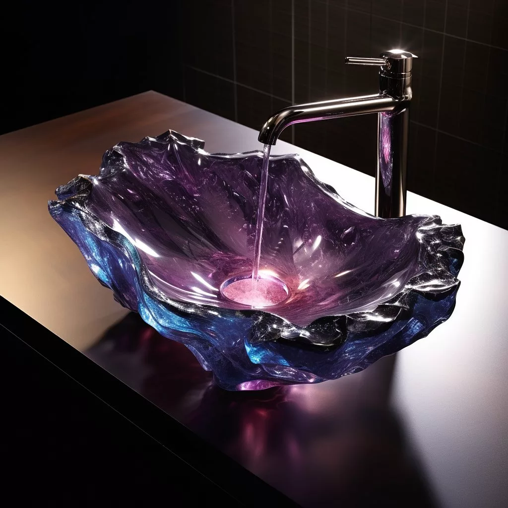 See how crystal sinks can add a touch of glamour to any bathroom