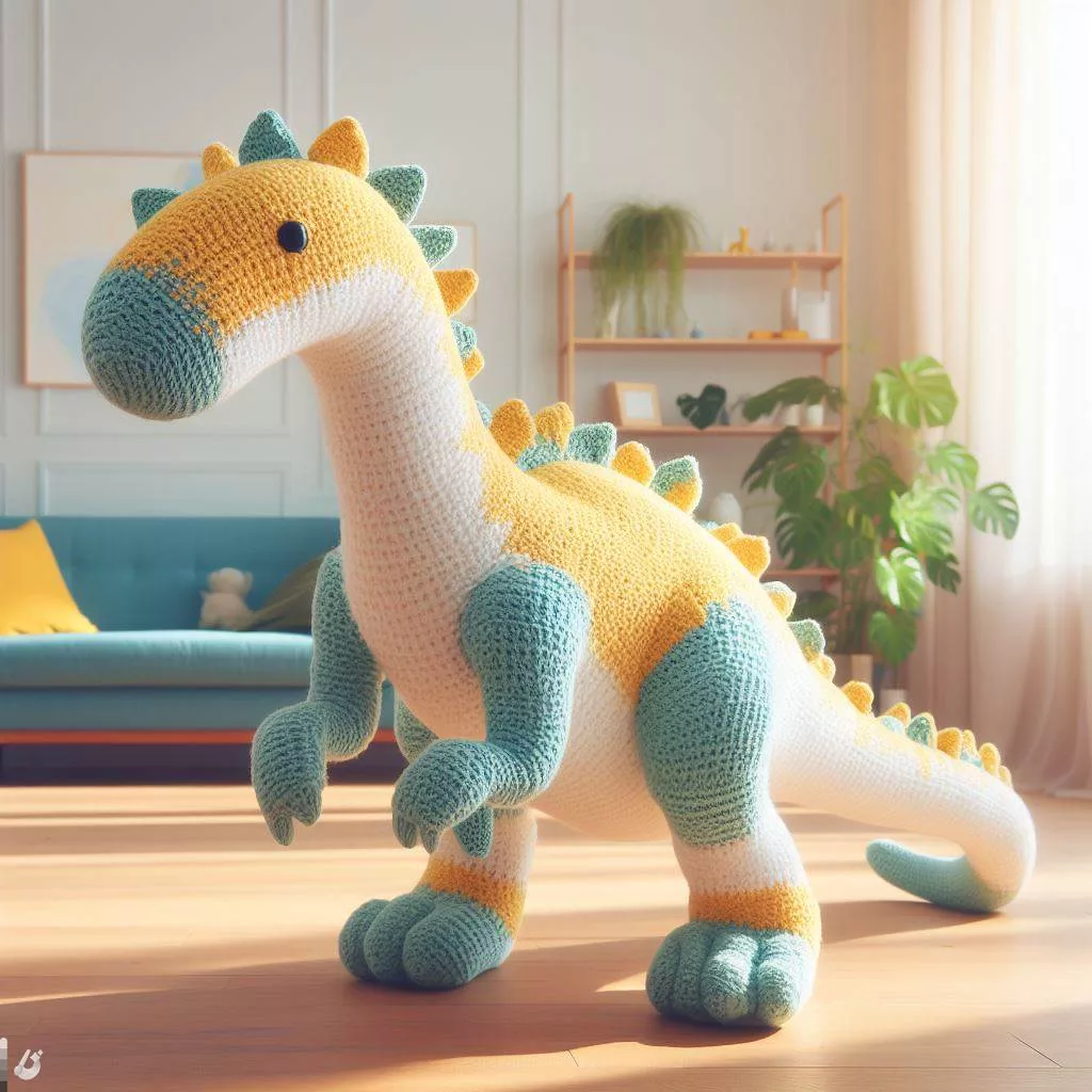 Designing Softies and Wearables with Dinosaur Motifs