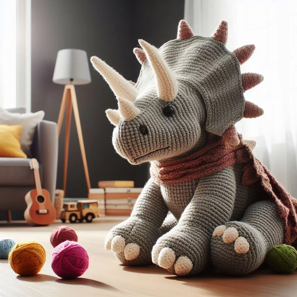 Free Patterns for Crocheting Diverse Dinosaur Designs