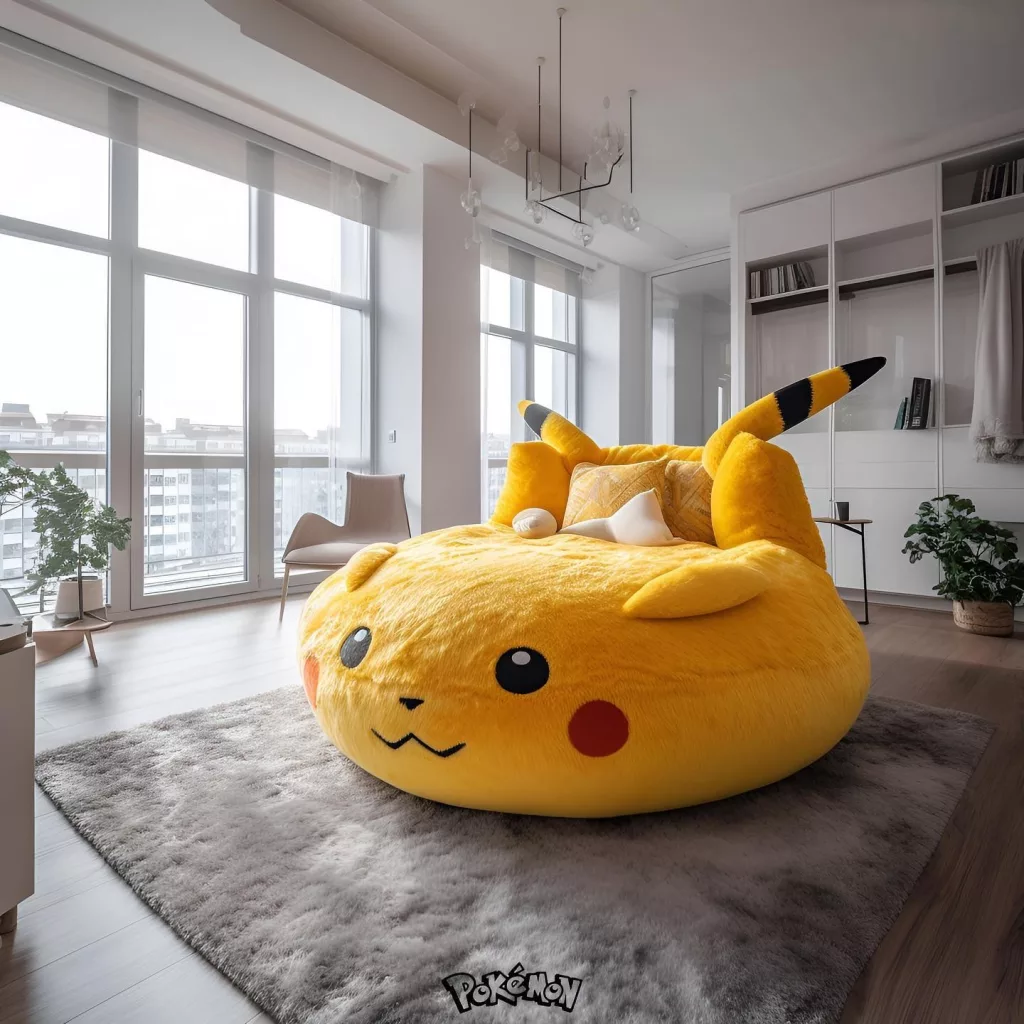 Uniqueness of a Gigantic Pokémon Pikachu Bed (Featured on POPSUGAR)