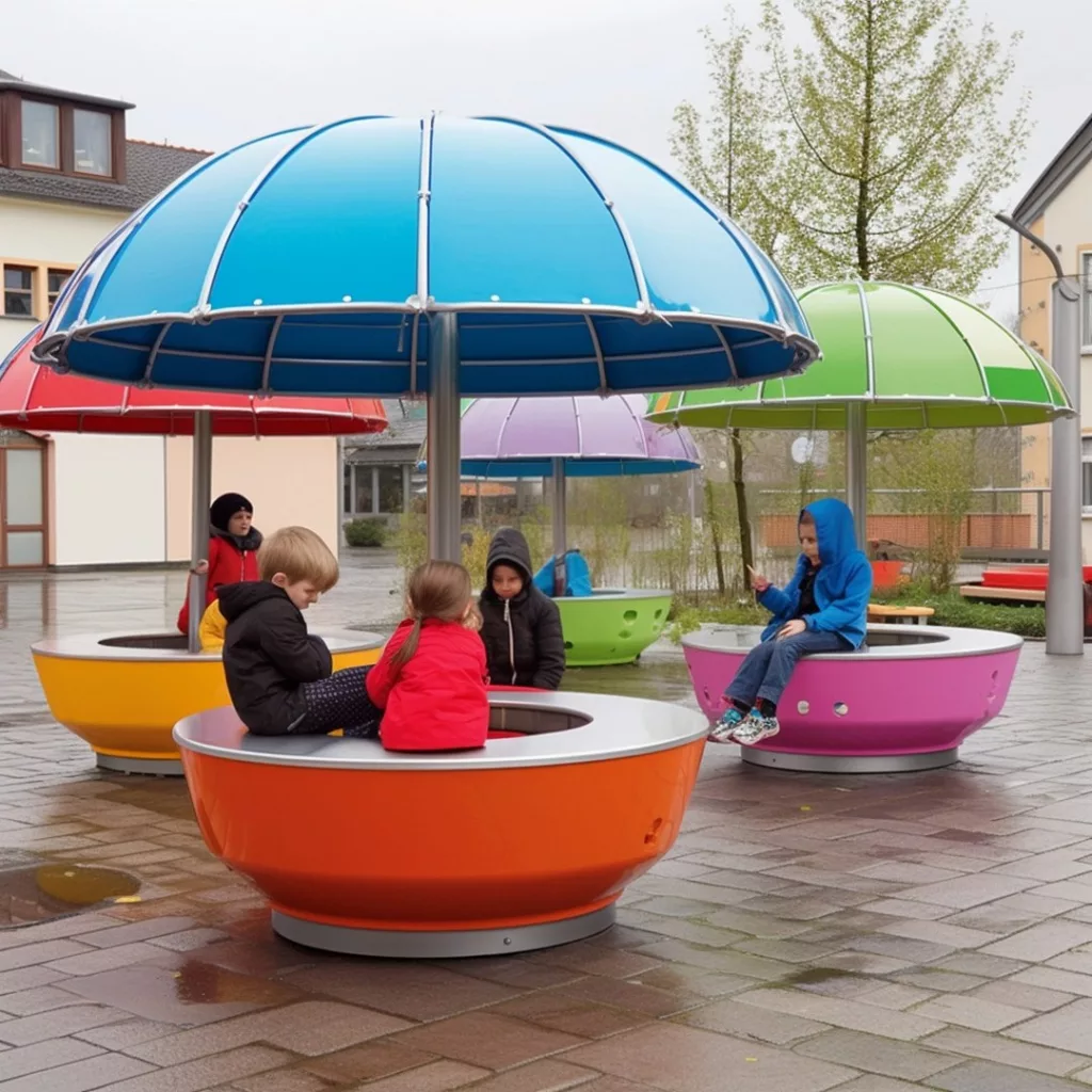 Safety Features of Kids Umbrella Benches