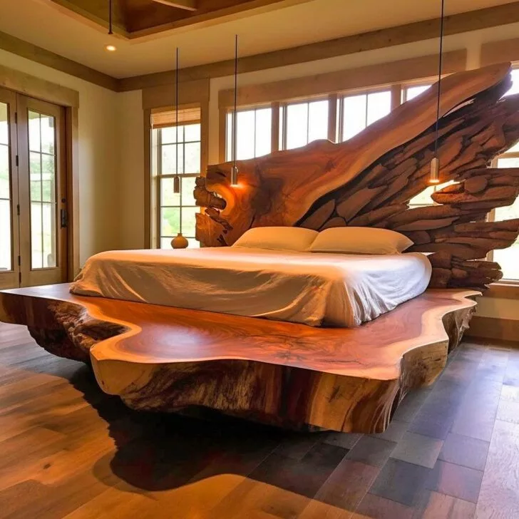 Different Styles and Designs of Live Edge Bed Frames