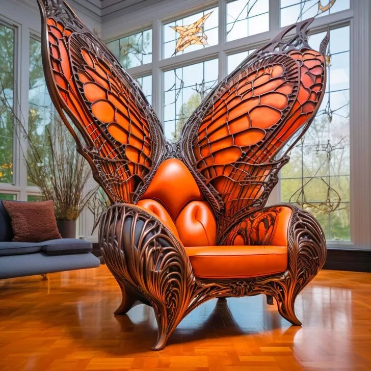 Butterfly Art – Four Chairs Furniture and Design