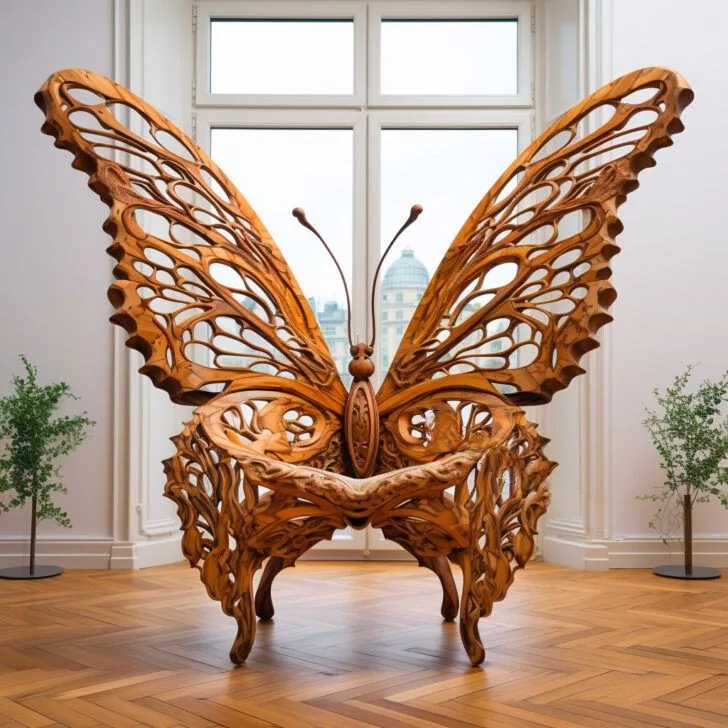 How do I clean an oversized butterfly chair?