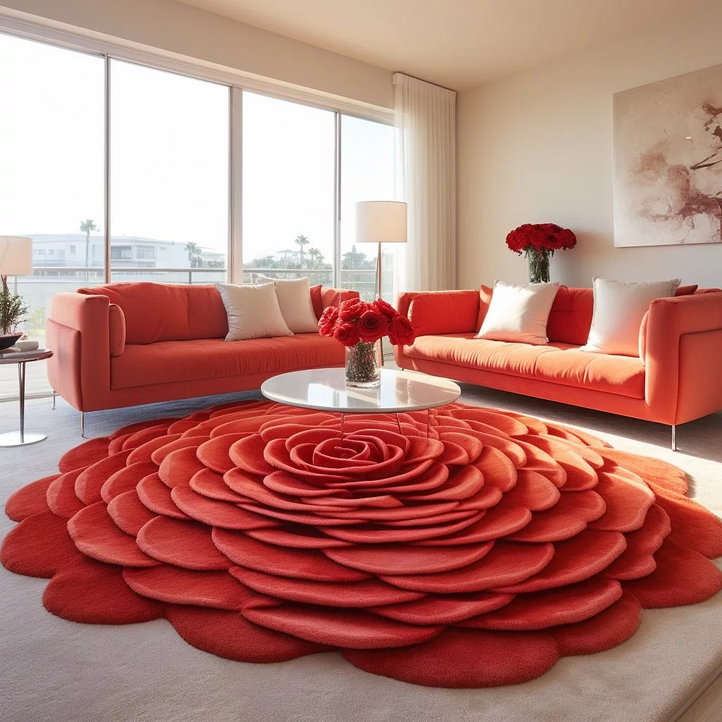 How to Incorporate a Rose Inspired Rug into Your Home Decor