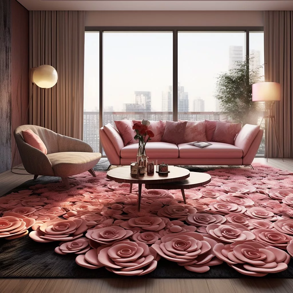 Different Styles of Rose Inspired Rugs