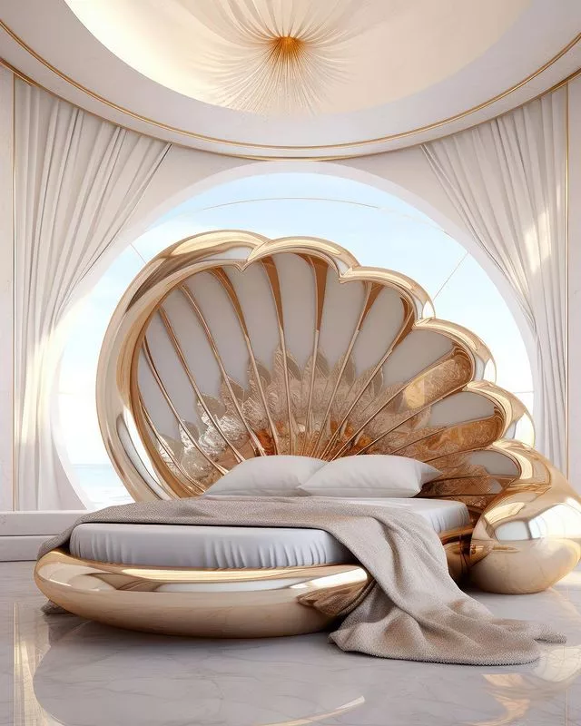 Overview of Seashell Inspired Beds