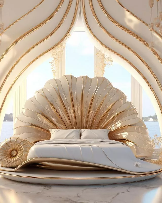 Seashell Inspired Beds: Transform Your Bedroom with a Fairytale Touch