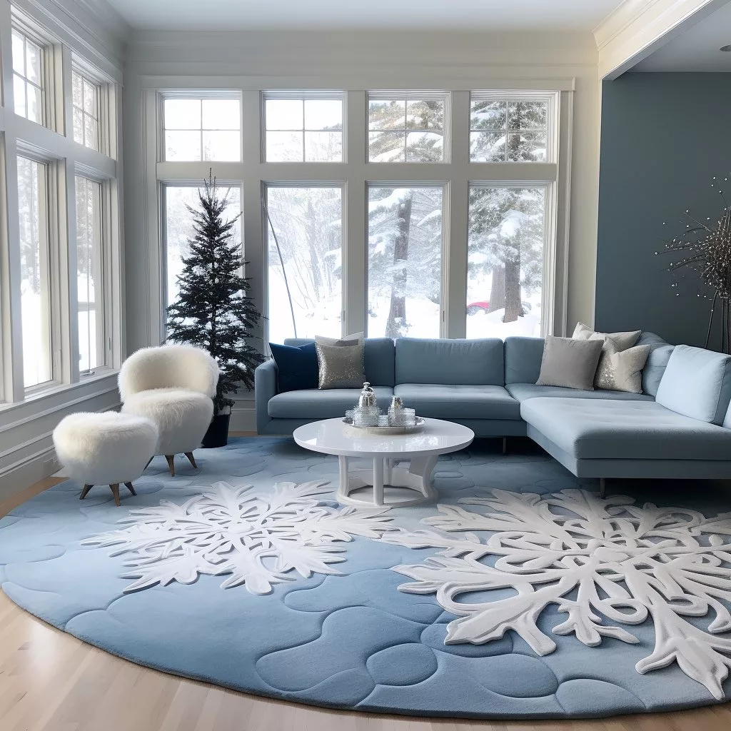 How to choose a snowflake inspired rug