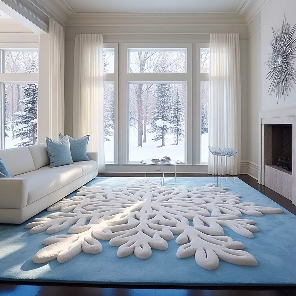 Cleaning and maintenance tips for snowflake rugs