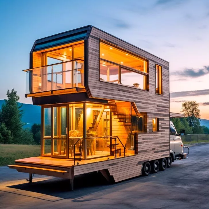 Showcasing how a retired policeman converted an old RV into his dream home