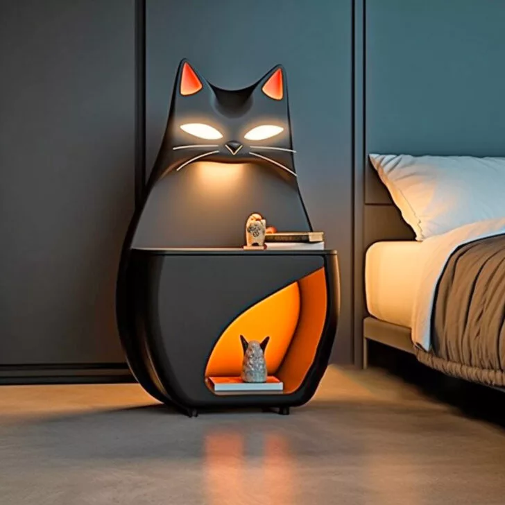 Cat Nightstands for Home Decor and Pet Comfort