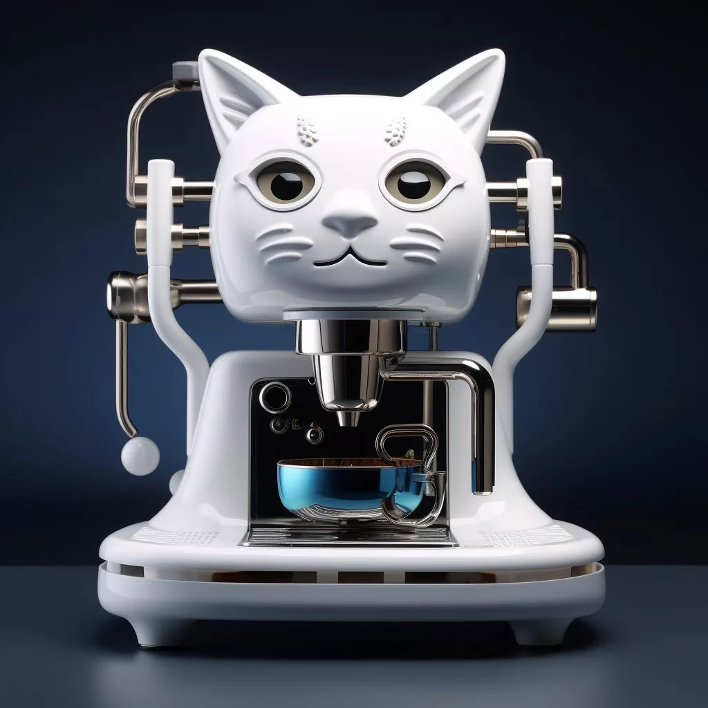 Exploring Unique Cat-Shaped Coffee Machine Designs