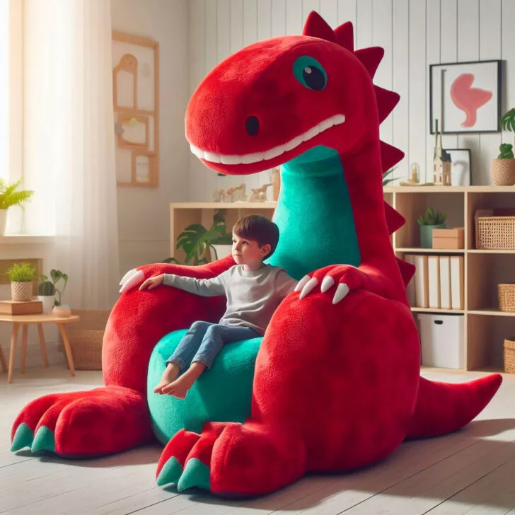 Giant Dinosaur Shaped Chairs: Roar into Comfort with Prehistoric Style