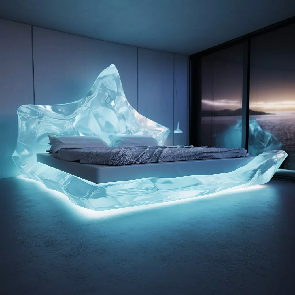 The Allure of Colorful Fantasy-Inspired Iceberg Bed Drawings