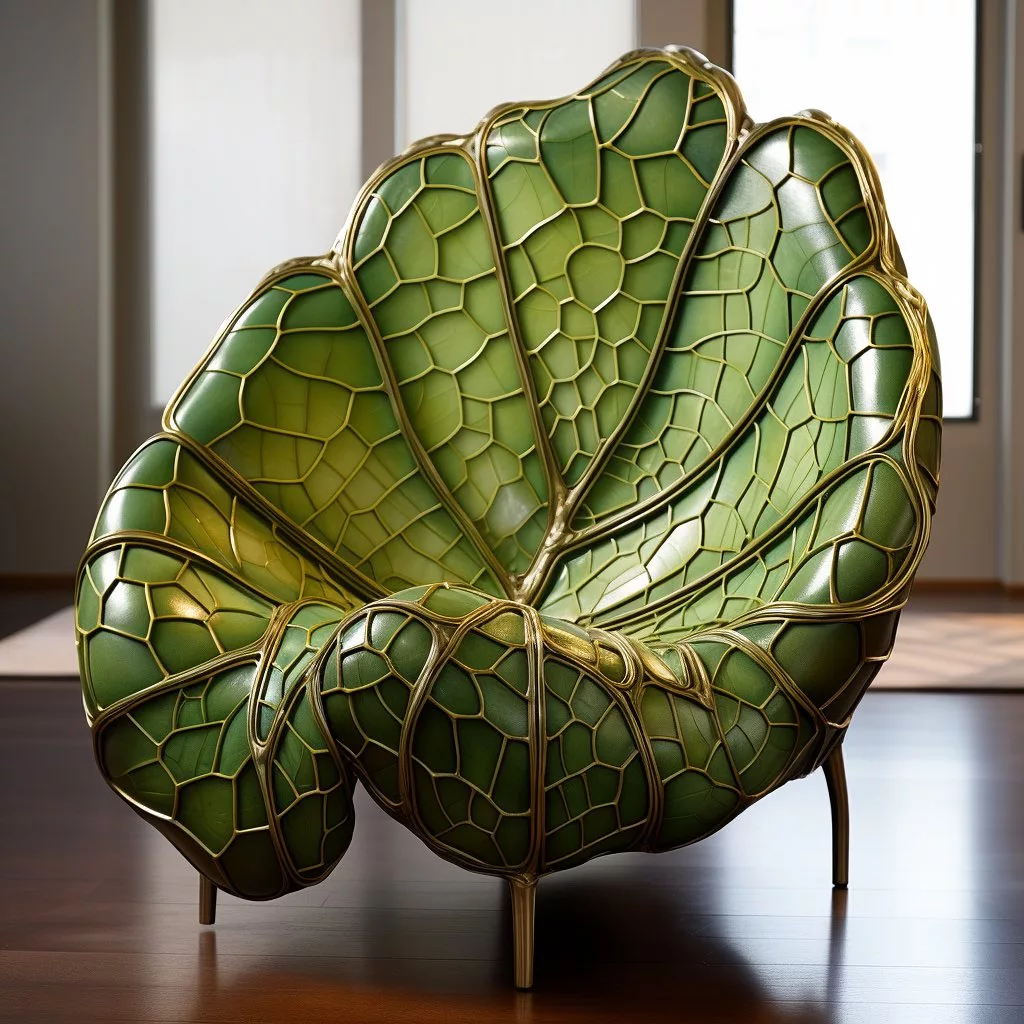 Embracing Nature with Modern Leaf-Inspired Chairs