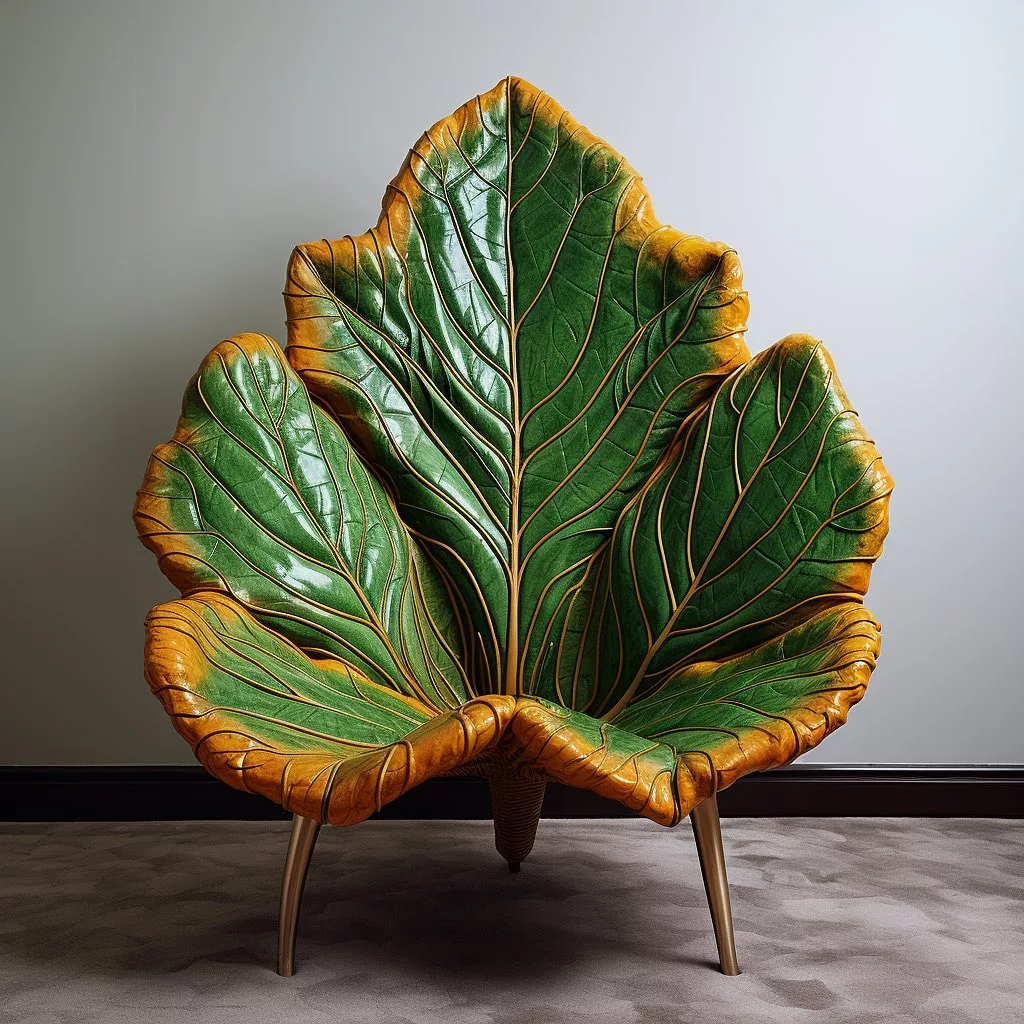 Leaf-Inspired Chairs: Nature's Grace Unveiled in Every Seating Experience