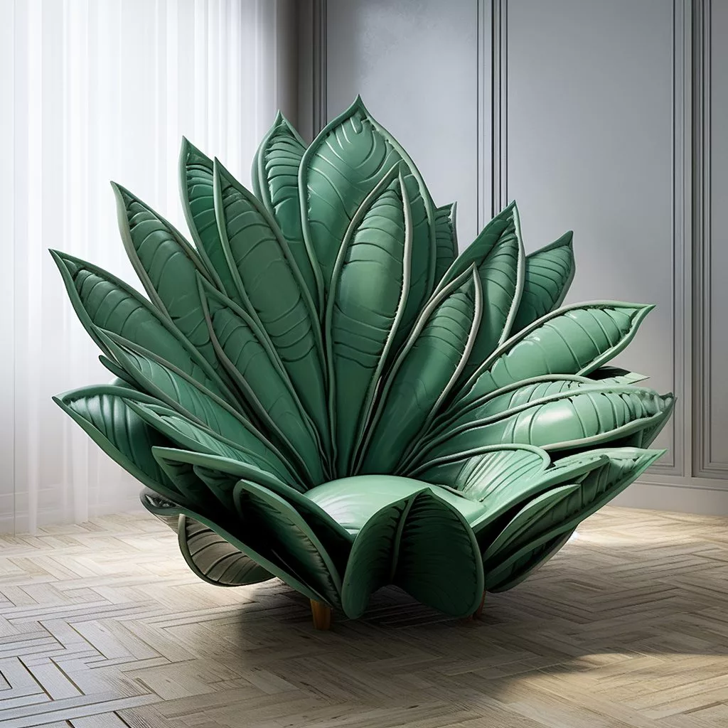 Leaf-Inspired Chairs: Nature's Grace Unveiled in Every Seating Experience