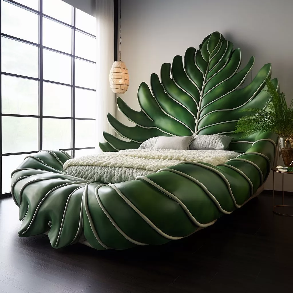 Sizing Up the Monstera-Inspired Bed