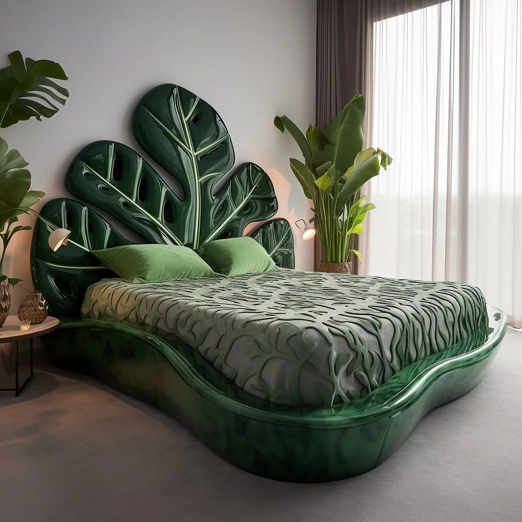 Popular Monstera-Inspired Bedroom Decor