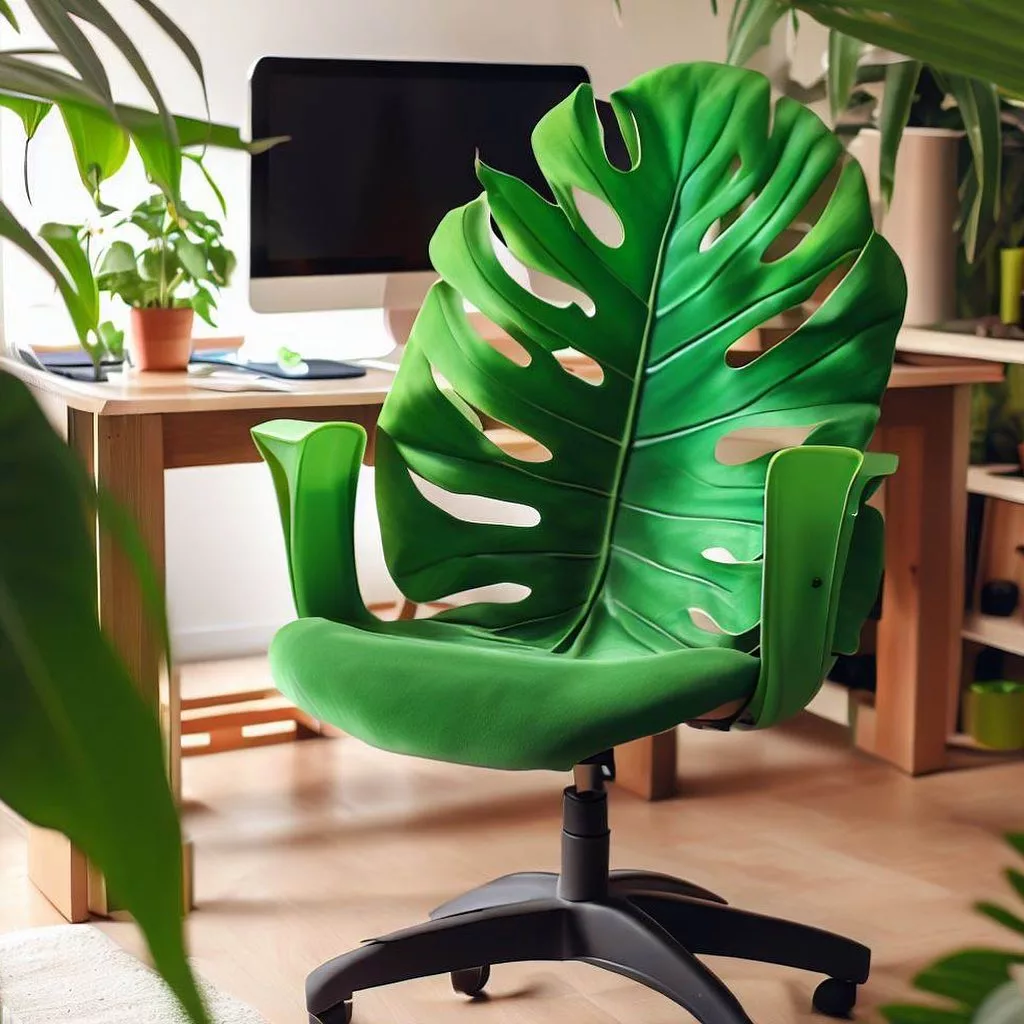 Monstera Inspired Gaming Chair: Unleash Jungle Vibes in Your Gaming Haven