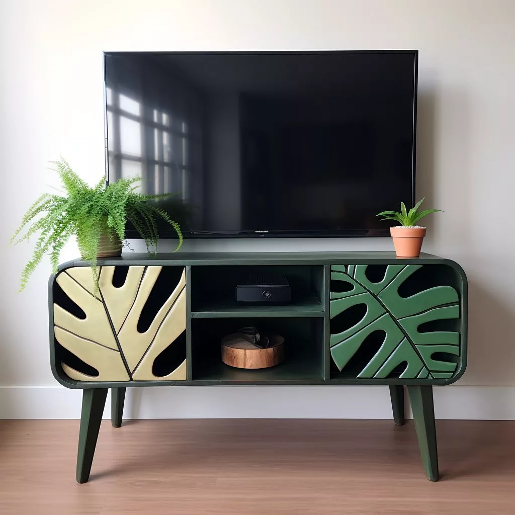 Monstera Inspired TV Stand: Stylish & Functional Furniture