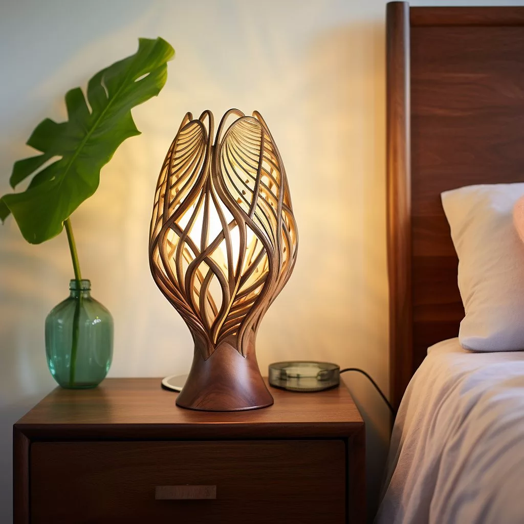The Illusion of Light: Monstera Lamp's 3D Effect