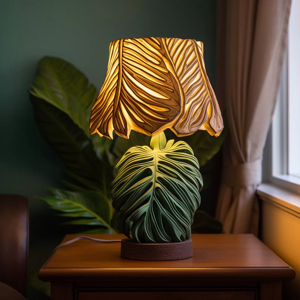 Tropical Elegance: Unveiling the Beauty of Monstera Lamp Design