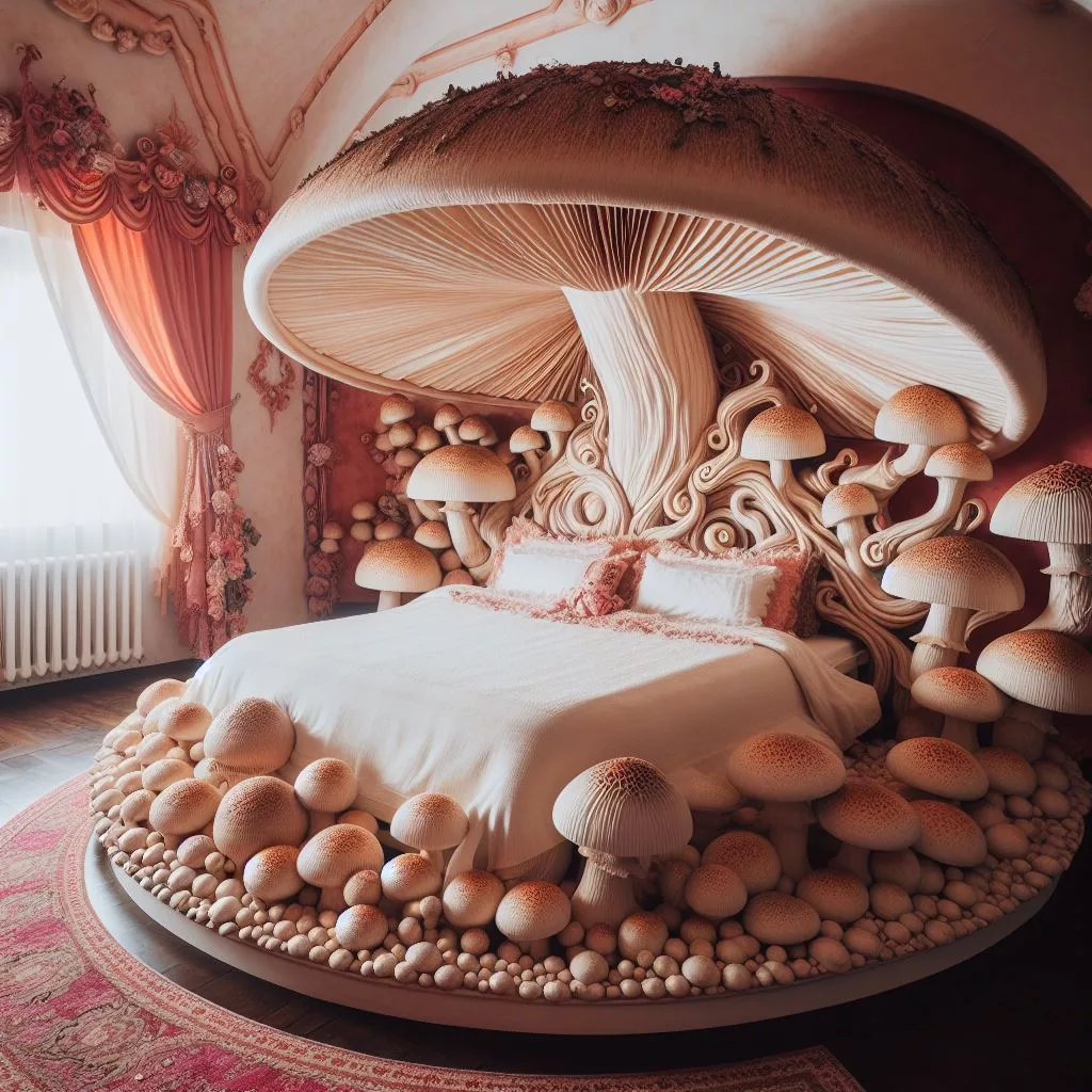 Mushroom-Themed Room Lighting and Accessories