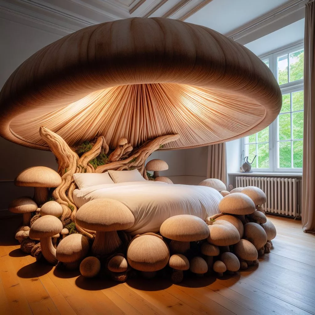 Unique Mushroom-Themed Wall Accents