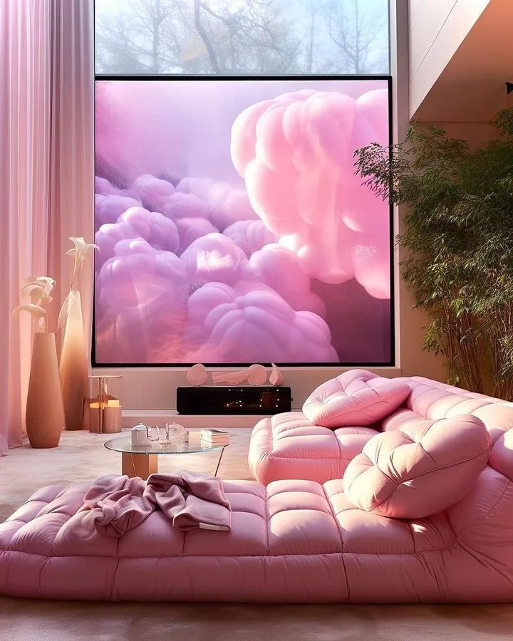 Textiles and Materials in Pink Interior Design
