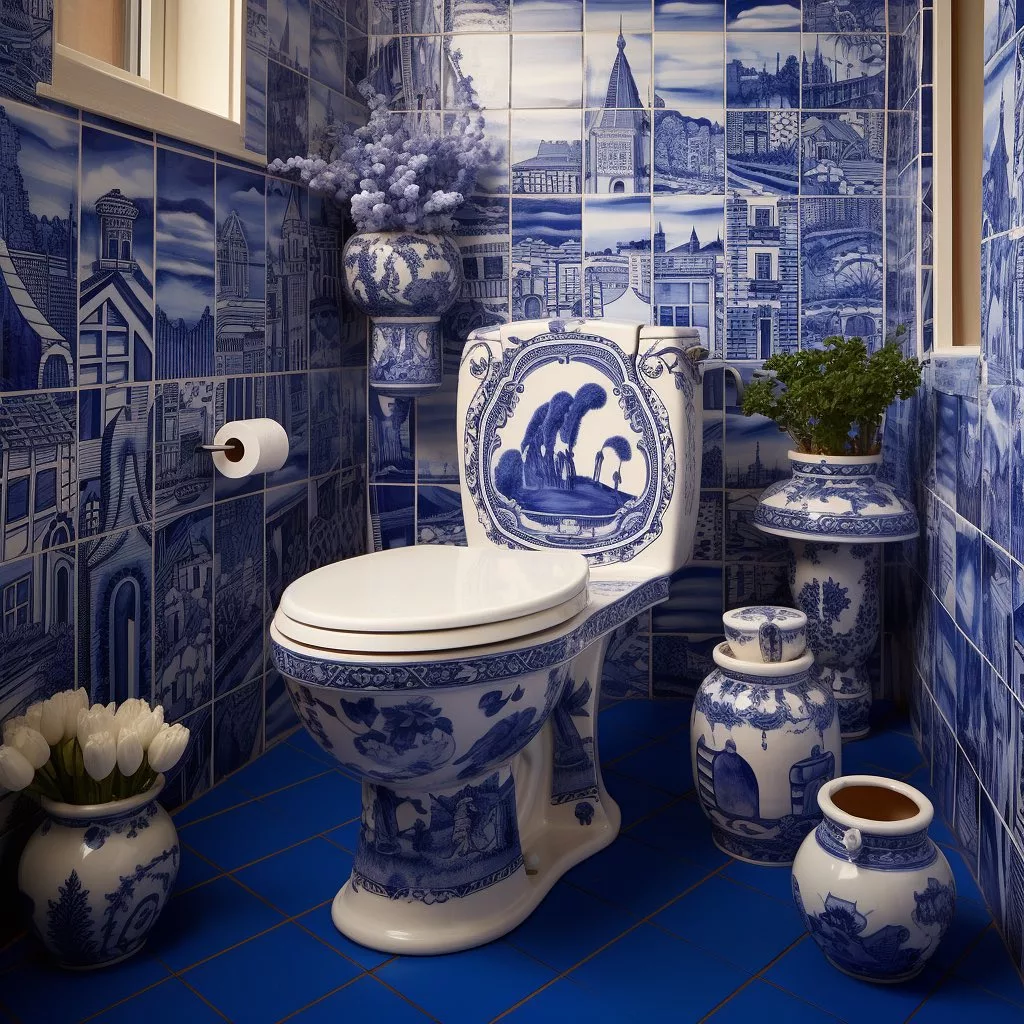 Traditional Dutch Delftware Designs for Modern Sanitation