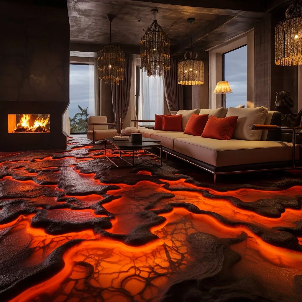 Understanding Lava-Inspired Floor Designs