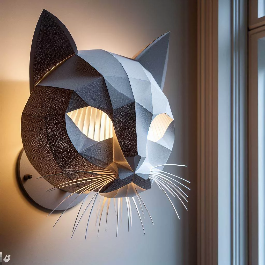 Origami-Inspired Wildlife Paper Lamps for Your Desk