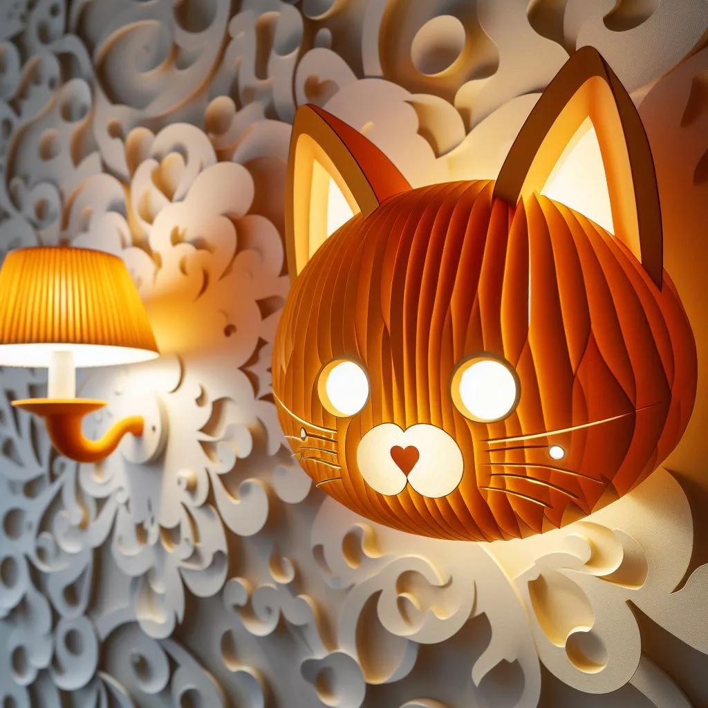 Origami-Inspired Wildlife Paper Lamps for Your Desk