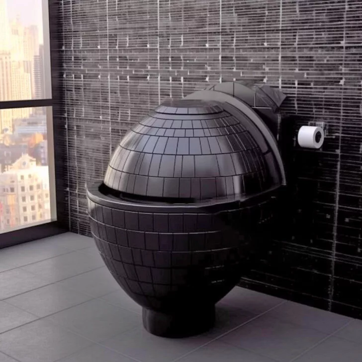 Unique Star Wars Toilets that channel the Force when nature calls