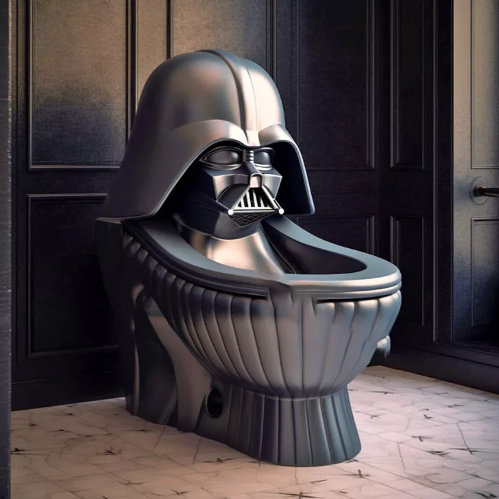 Galactic Elegance: Transform Your Bathroom with Star Wars Toilets