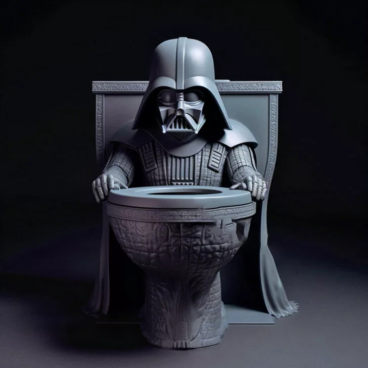 The Fascination with Darth Vader in Bathroom Accessories