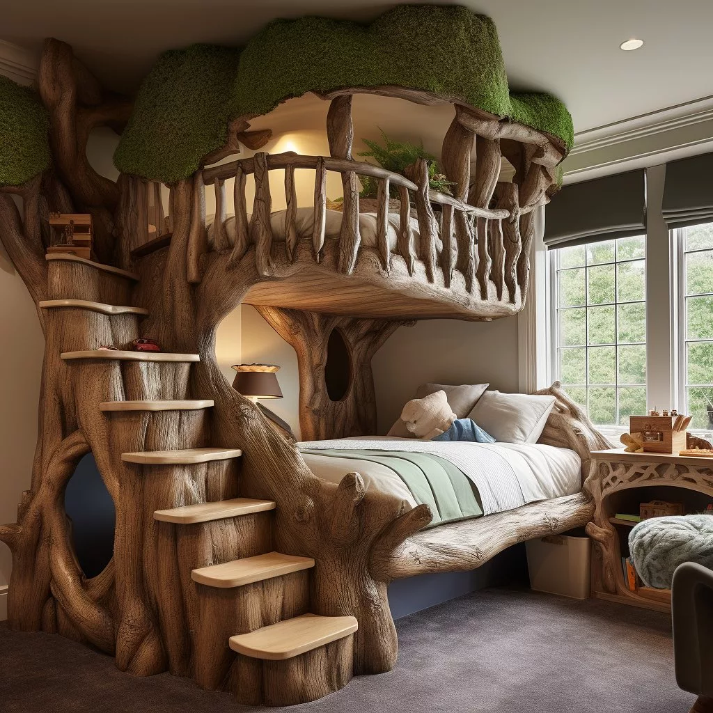 Safety First in Treehouse Bunk Bed Design