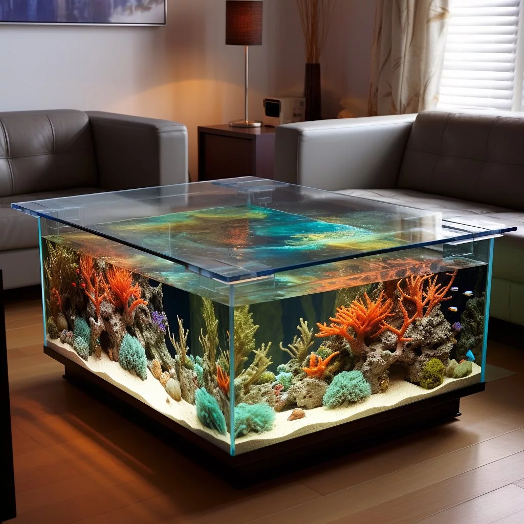 Unique Aquarium Coffee Table Designs