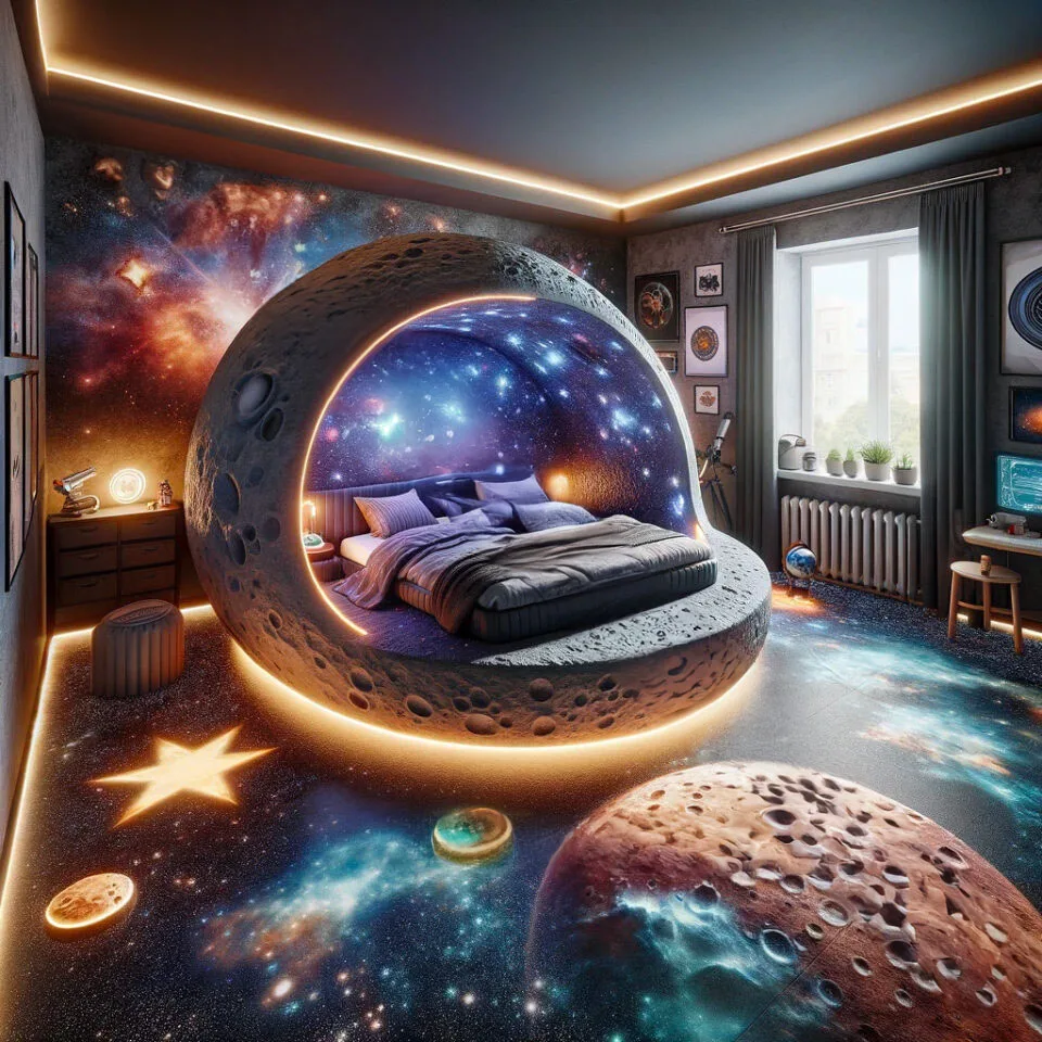 Space-Themed Kids Beds